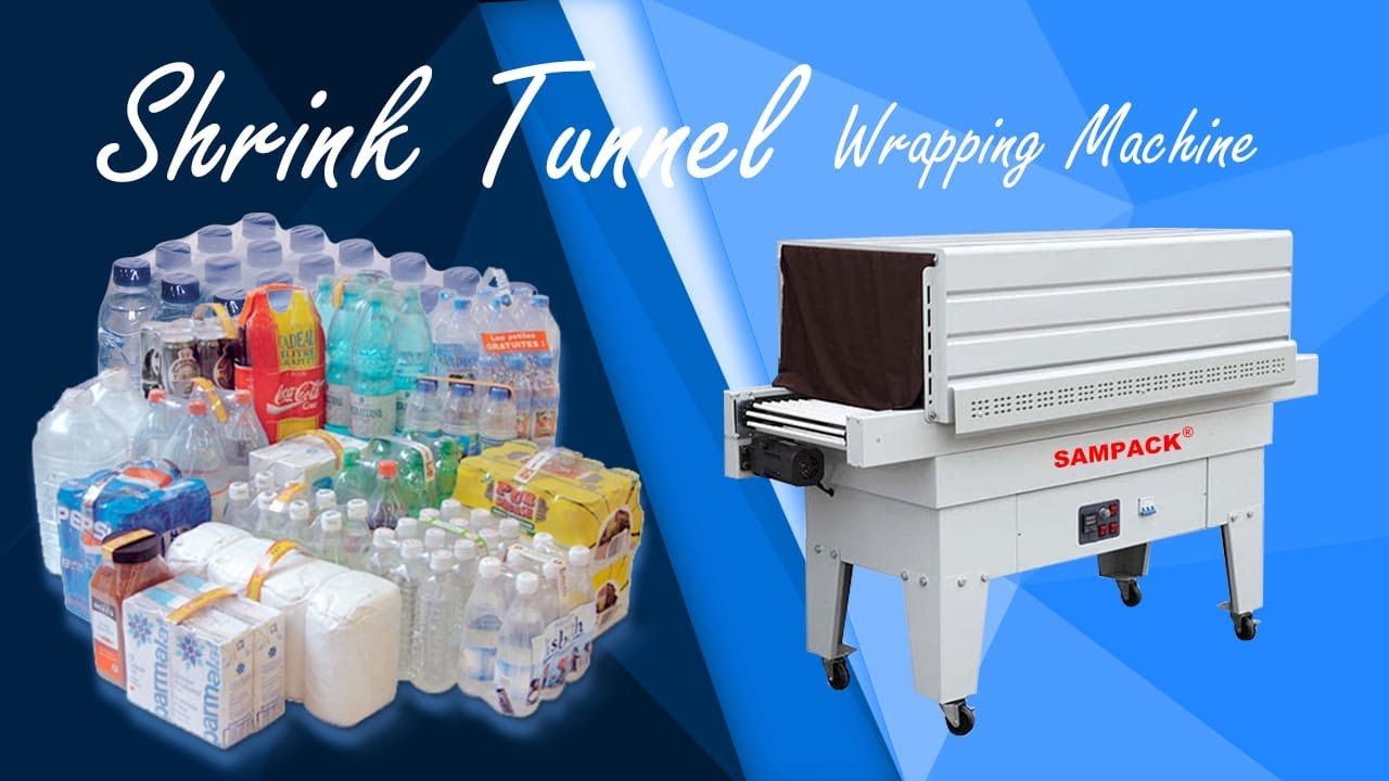 Compact Shrink Wrap Machine for PET Bottles Innovative Packaging