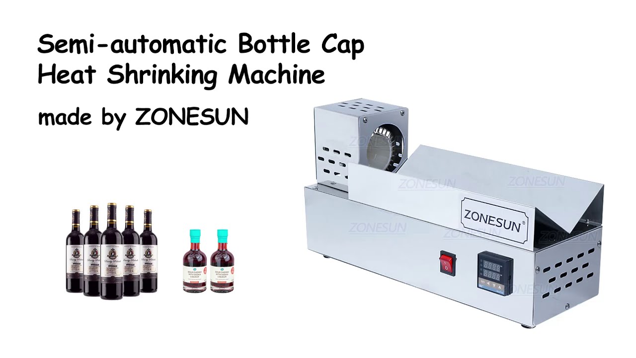 "Master the Art of Heat Shrinking Bottle Caps with Semiautomatic