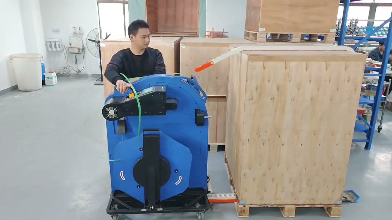 "Ultimate Portable Strapping Solution Efficient and Versatile Pallet