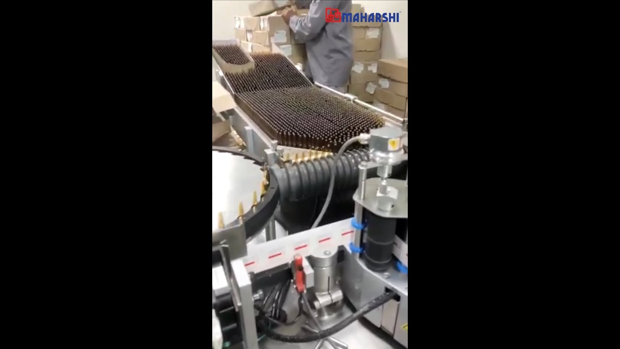 Maharshi Labelling Machine Innovative Ampoule Sticker Machine: Revolutionizing High-Speed ...